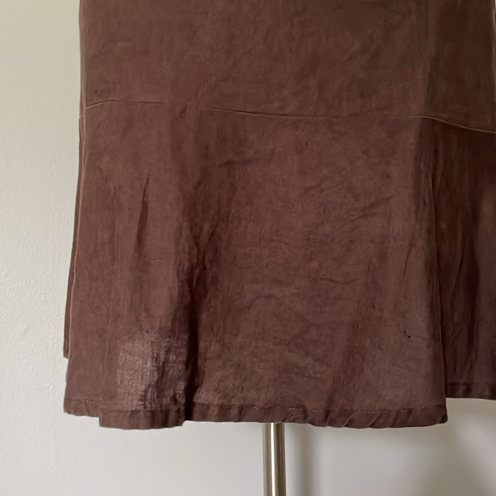 H&M Brown Linen Skirt - Picture 2 of 8